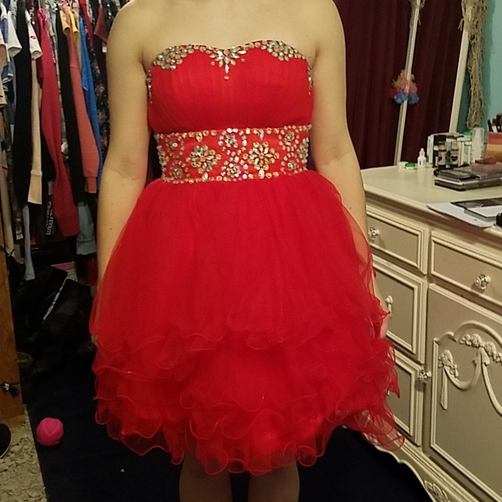 Red dress